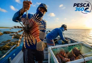 UFERSA cria torneio de captura do peixe-leão para proteger o litoral do Rio Grande do Norte