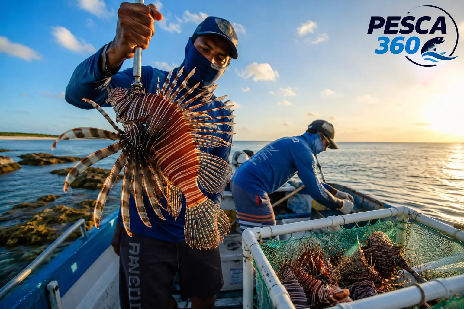 UFERSA cria torneio de captura do peixe-leão para proteger o litoral do Rio Grande do Norte