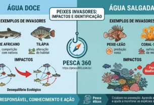 Peixes invasores são espécies que foram transportadas, intencionalmente ou acidentalmente