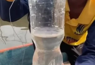 pesca com garrafa PET